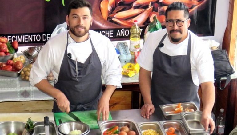 CHEFS CHILENOS MOSTRARON LO MEJOR DE LA GASTRONOMÍA MAPUCHE