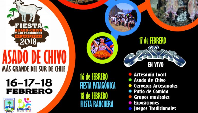 FEBRERO NOS TRAE LA FIESTA DEL ASADO DE CHIVO EN LONQUIMAY