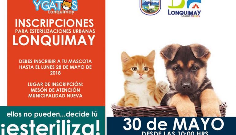 Vecinos y vecinas: ya tenemos fecha de esterilización para sus mascotas