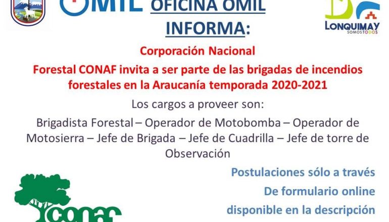 Oferta de Empleo CONAF