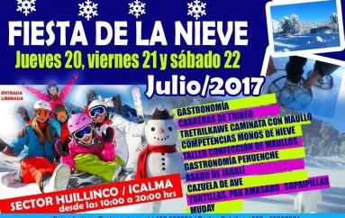 LONQUIMAY CELEBRARÁ PRIMERA FIESTA DE LA NIEVE HUILLINCO- ICALMA