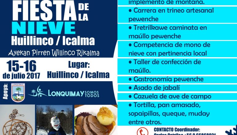 Fiesta de la Nieve Huillinco Icalma