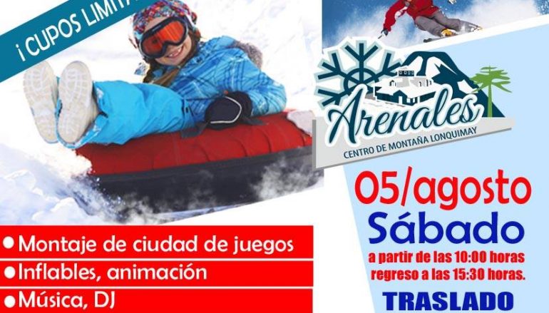 VEN A DISFRUTAR DEL PARQUE DE NIEVE ARENALES CON LA FAMILIA