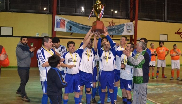HOSPITAL FLAMANTE CAMPEÓN DE BABY FÚTBOL INSTITUCIONES EN LONQUIMAY