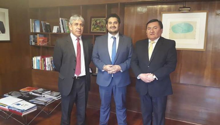 Reunión en Santiago con subsecretario de Transporte y Diputado Venegas