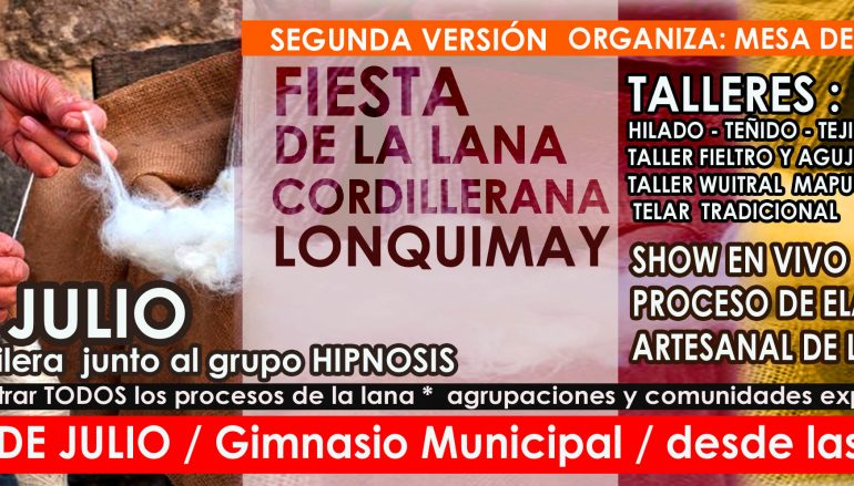 FIESTA DE LA LANA CORDILLERANA – LONQUIMAY