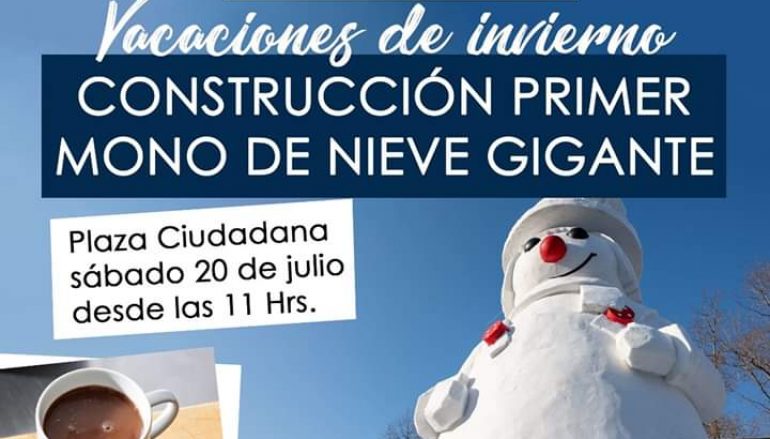 CONSTRUCCIÓN PRIMER MONO DE NIEVE GIGANTE ¡¡¡