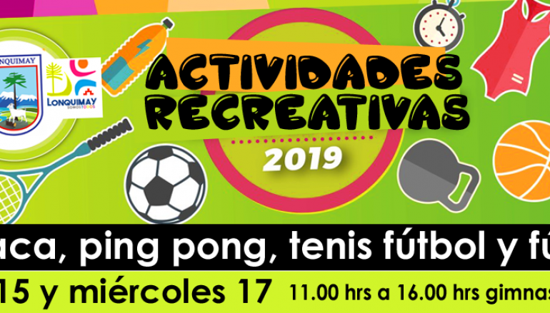 ACTIVIDADES RECREATIVAS