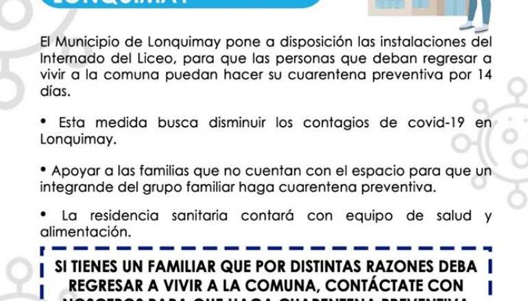 [ALBERGUE SANITARIO EN LONQUIMAY]